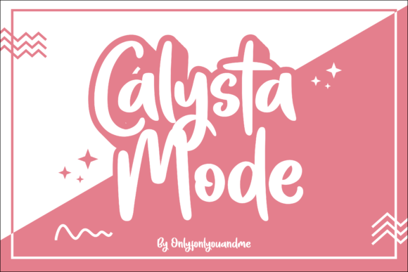 Calysta Mode: A Friendly Handwritten Font for Branding Projects