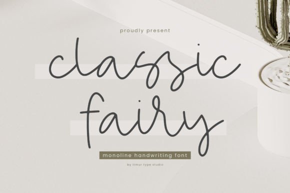 Classic Fairy Font: A Bold Handwritten Typeface for Modern Branding
