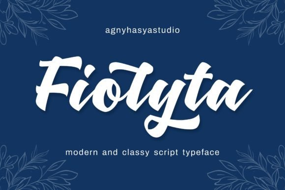 Fiolyta Font: Elevate Your Campaign Message with Modern Script Style