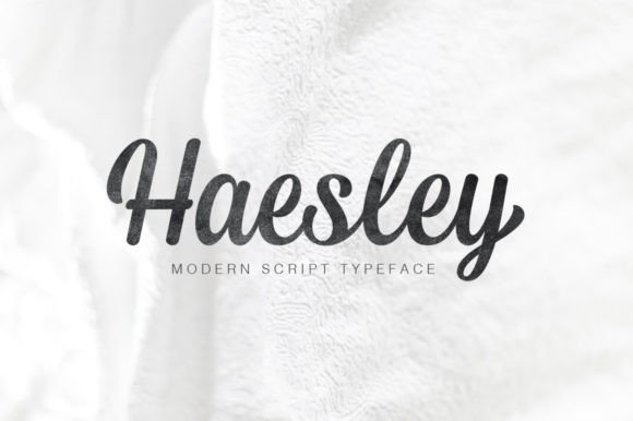 Haesley: A Handwritten Font for Modern Business Branding