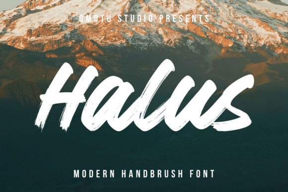Halus Font: A Friendly Script Typeface for Web Design
