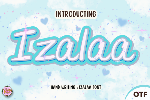 Izalaa: A Hand-Lettering Font for Editorial Mood