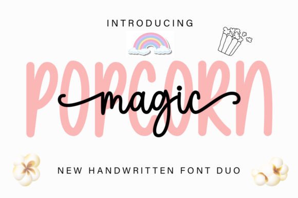 Magic Popcorn: A Font Designed for Creative Products