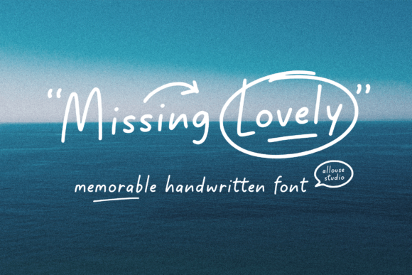 Missing Lovely: A Handwritten Font for Modern Campaigns