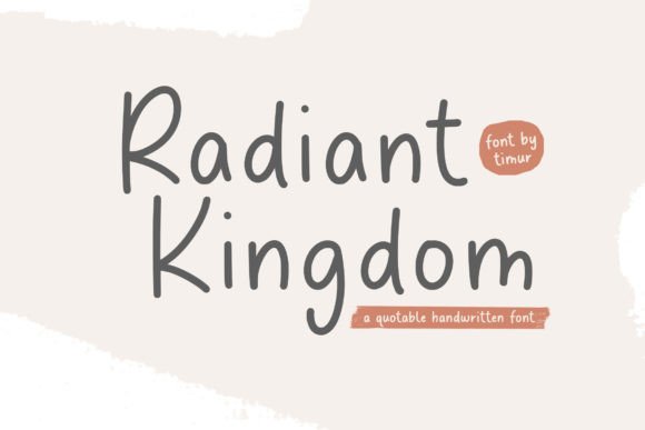 Radiant Kingdom: A Font That Elevates Digital Brand Experiences