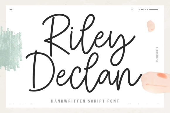 Riley Declan: A Signature Font for Modern Digital Communication
