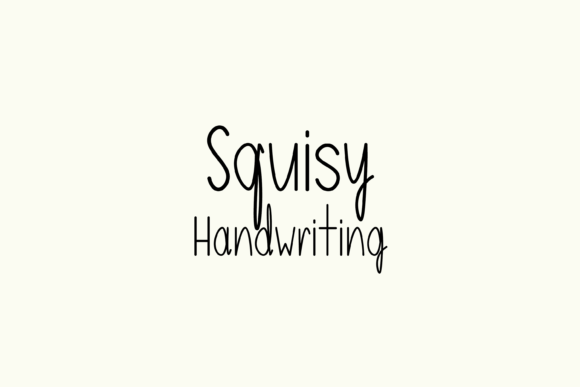 Squisy: A Friendly Font for Editorial Personality