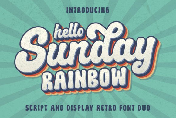 Sunday Rainbow: A Font That Makes Your Brand Look Polished
