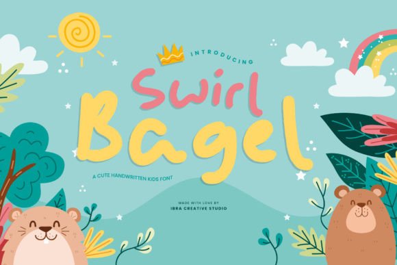 Swirl Bagel: A Whimsical Font for Crafters and Sellers