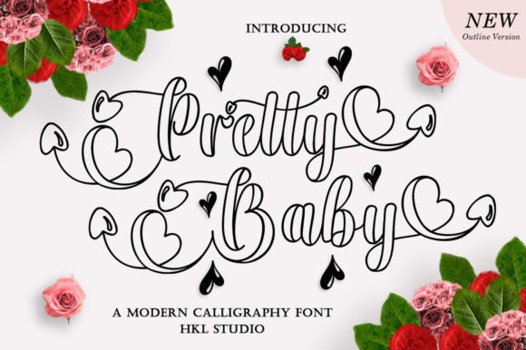 Testing Pretty Baby Outline for a Modern Landing Page