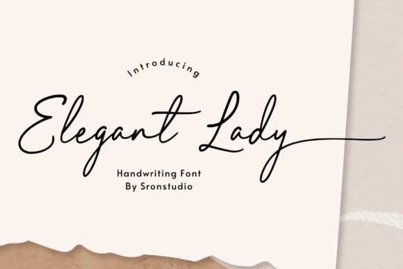 The Elegant Lady Font: A Script Designed for Editorial Grace