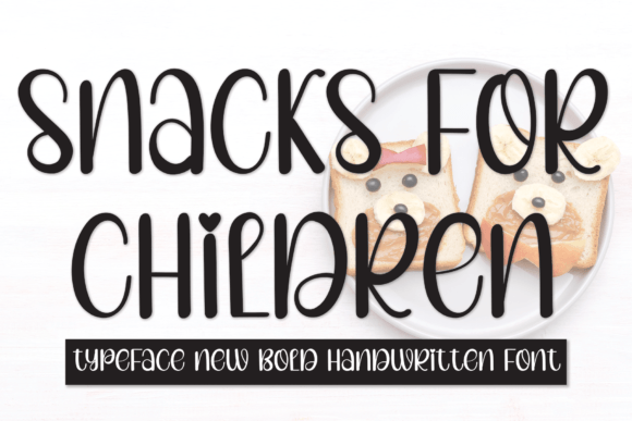 Using Snacks for Children: A Display Font for Web Projects