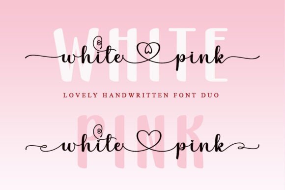 White Pink: A Delicate Duo Font for Editorial Storytelling