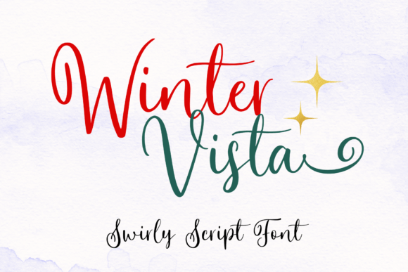 Winter Vista Font: A Graceful Script Typeface for Elegant Branding